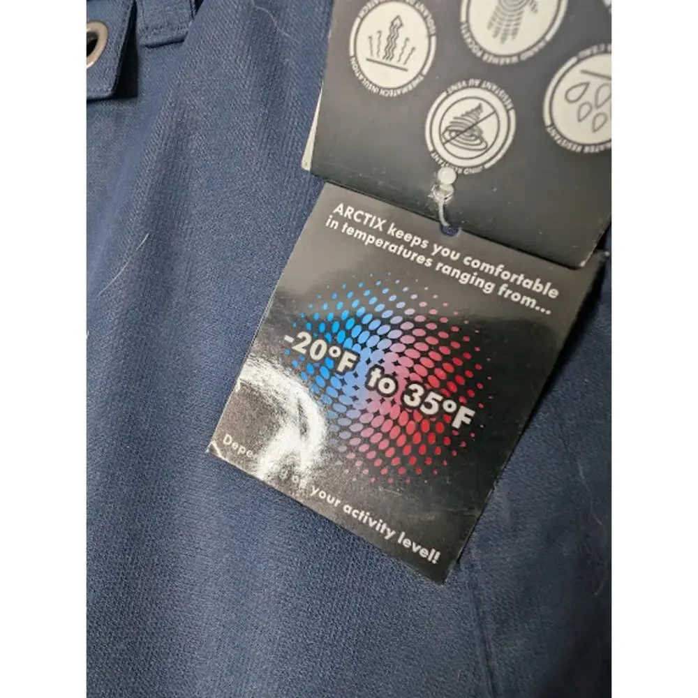 ARCTIX Mens Blue Night Snowsports Cargo Pants XL (40-42W-30L) NWT Snowboard Ski